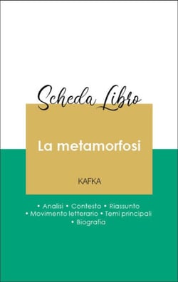 Scheda libro La metamorfosi (analisi letteraria di riferimento e riassunto completo)