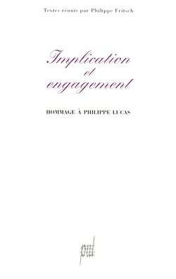 Implication et engagement - Hommage à Philippe Lucas