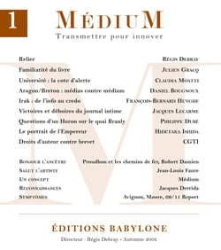 Médium n°1 - Automne 2004
