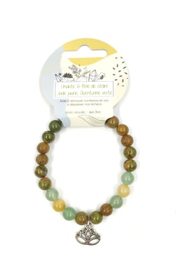 Bracelet en cèdre et Unakite