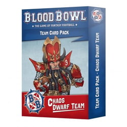 Set de cartes - Chaos Dwarf (anglais) - Blood Bowl