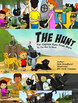 The Hunt For Captain Kuro From Mars By The Men In Black - Captain Kuro From Mars Picture Books in English, #7