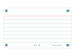 80 flashcards - 7,5 x 12,5 cm - Flash 2.0 Oxford - Ligné - 