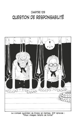 One Piece édition originale - Chapitre 109 - Question de responsabilité