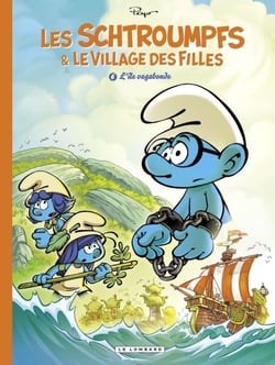 Les Schtroumpfs et le village des filles - Tome 6 - L'île vagabonde