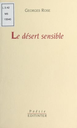 Le Désert sensible
