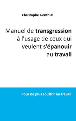Manuel de transgression à l'usage de ceux qui veulent s'épanouir au travail - Pour ne plus souffrir au travail