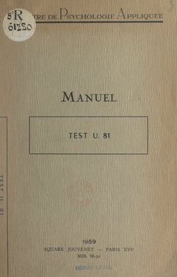 Manuel d'application: Test U. 81