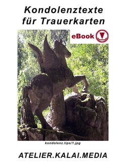 Kondolenztexte für Trauerkarten - Beileidswünsche und Kondolenzsprüche für eine persönliche Kondolenzkarte (c) Trauerkarten isbn-e.pub/9783732244041.jpg