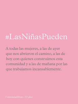 Las niñas pueden