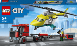 LEGO® 60343 - Le transport de l’hélicoptère de secours - LEGO® City