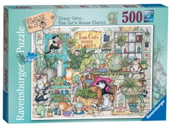 Puzzle 500 pièces - Tom Cat's House Plants - Ravensburger