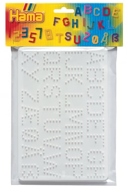 2 Plaques chiffres et lettres pour perles Hama - 5 mm