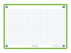 80 flashcards - 10,5 x 14,8 cm - Flash 2.0 Oxford - Petits carreaux - cadre vert