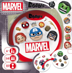 Dobble Marvel emoji sleeve - Jeu de société enfant - Zygo Matic