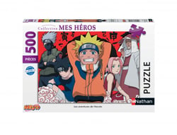 Puzzle 500 pièces -Les aventures naruto