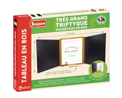 Grand tableau triptyque en bois magnétique - Jeujura