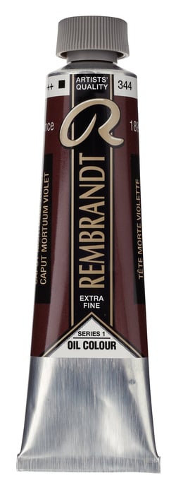 Peinture à l'huile Rembrandt en tube de 40 ml - Royal Talens - Extra-fine - Tête morte violette