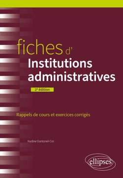 Fiches d'institutions administratives