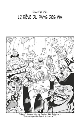 One Piece édition originale - Chapitre 993 - Le rêve du pays des Wa