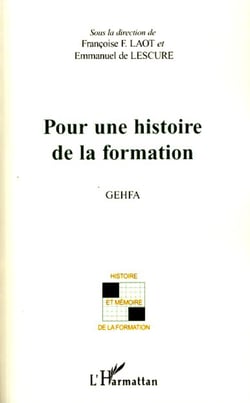 Pour une histoire de la formation - GEHFA