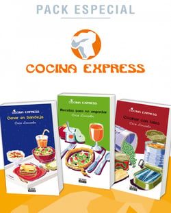Pack especial: Cenar en bandeja / Recetas para no engordar / Cocinar con latas (Cocina Express)