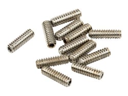 STANDARD SERIES BASS BRIDGE SADDLE HEIGHT ADJUSTMENT SCREWS, 6-32 X 7/16"