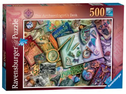 Puzzle 500 pièces - Le bureau de l'archéologue - Ravensburger