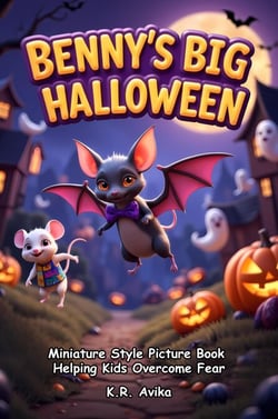 Benny's Big Halloween: Miniature Style Picture Book Helping Kids Overcome Fear - Boo &amp; Cozy: Cute and Spooky Halloween Tales