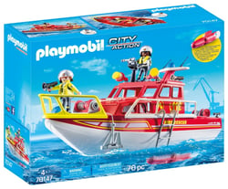 Bateau de sauvetage et pompiers  Playmobil® - 70147