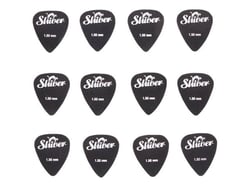 Shiver - 12 médiators nylon 1.50 noir