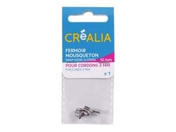 1 fermoir mousqueton de 12 mm - Métal - Créalia