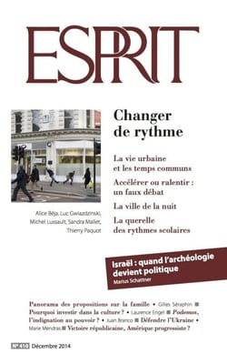 Esprit décembre 2014 - Changer de rythme