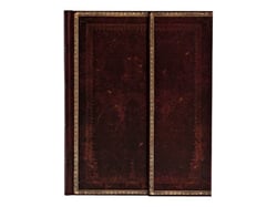 Carnet a couverture rigide noir marocain - ultra - ligne - 144 p.