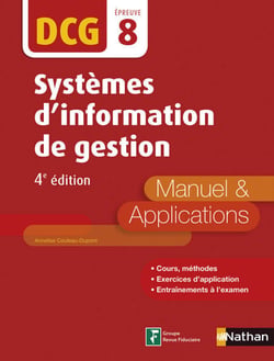 Systèmes d'information de gestion - Manuel et applications - DCG 8  (E-PUB 2) - 2016 - Format : ePub 2
