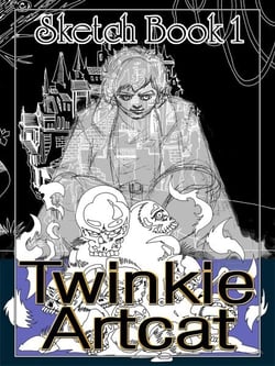 Twinkie Artcat Sketch Book 1 - ArtBook, #4