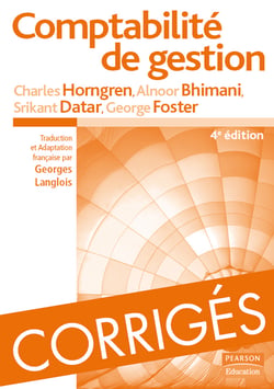 Corrigés de Comptabilité de gestion