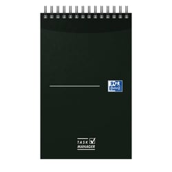 Bloc‐notes - 12,5x20cm - Task Manager Office Essentials - Oxford - 140 pages lignées - modèle aléatoire
