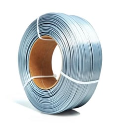 Filament pour imprimante 3D - PLA Silk - Rosa3D - 1,75 mm - 1 kg Refill - Argent