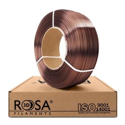 Filament pour imprimante 3D - PLA Silk - Rosa3D - 1,75 mm - 1 kg Refill - Bronze