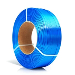 Filament pour imprimante 3D - PLA Silk - Rosa3D - 1,75 mm - 1 kg Refill - Bleu