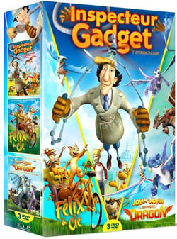 Félix et Cie + Gadget 3D - Inspecteur Gadget et le ptérodactyle géant + John John, l'apprenti dragon