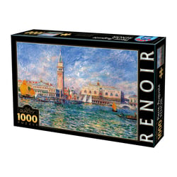 Puzzle 1000 pièces - Le Palais des Doges, Venise - Pierre-Auguste Renoir