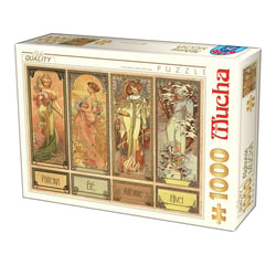 Puzzle 1000 pièces - Les saisons - Puzzle Mucha