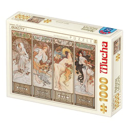 Puzzle 1000 pièces - Mucha  Saison 2