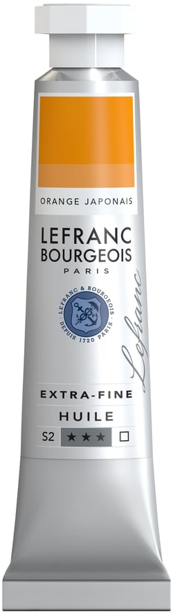 Peinture à l'huile Lefranc Bourgeois - Extra-fine - 20ml - Orange japonais