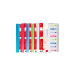 1 trieur A4 - 8 compartiments - Chromaline - Polypro - Exacompta - Coloris assortis