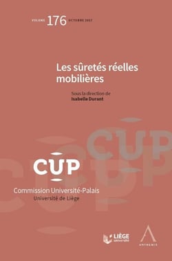Les sûretés réelles mobilières - CUP176