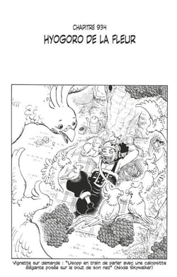 One Piece édition originale - Chapitre 934 - Hyogoro de la fleur