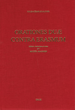 Oratio pro. M. Tullio Cicerone contra Des. Erasmum (1531) ; Adversus Des. Erasmi Roterod. Dialogum Ciceronianum oratio secunda (1537) / Préface de Jacques Chomarat